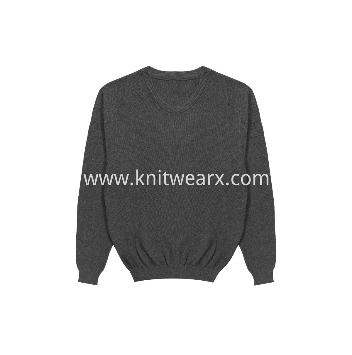 Men's Knitted 100% Cotton Crewneck Pullover